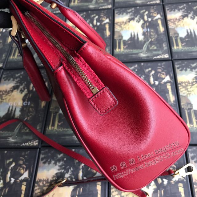 Gucci包 古馳女包 516459紅皮 Gucci新款手提包  gudj1083